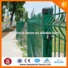 Panneaux de clôture en treillis métallique soudés, panneaux de clôture en fil soudé galvanisé par pvc